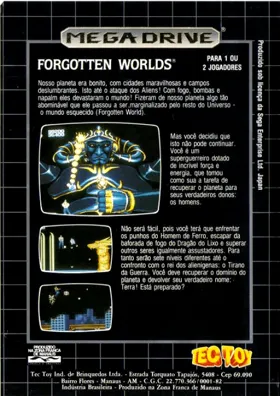 Forgotten Worlds (World) (v1 box cover back